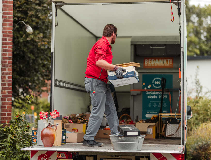 Gratis ophaling aanvragen